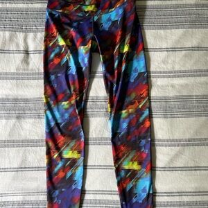 Athleta Women’s Multicolor Patterned Leggings Size Small